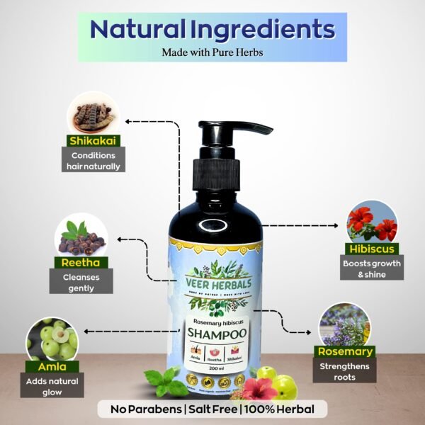 Veer Herbals Natural Shampoo – 200 ml